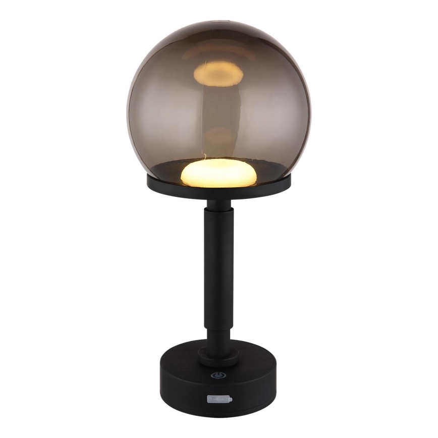 Globo - LED Dimbare oplaadbare touch tafellamp LED/2,5W/5V 1800mAh 2700/4000/6500K zwart