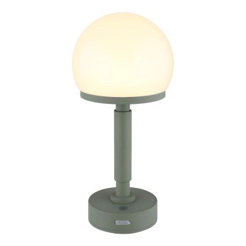 Globo - LED Dimbare oplaadbare touch tafellamp LED/2,5W/5V 1800mAh 2800K groen