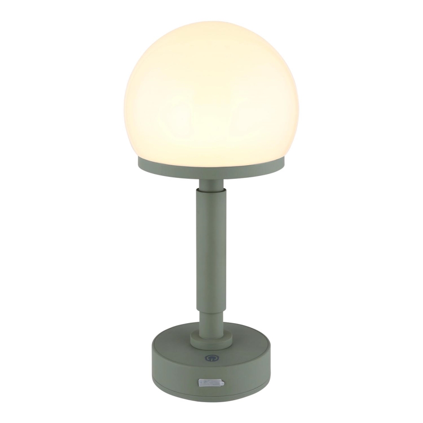 Globo - LED Dimbare oplaadbare touch tafellamp LED/2,5W/5V 1800mAh 2800K groen