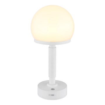 Globo - LED Dimbare oplaadbare touch tafellamp LED/2,5W/5V 1800mAh 2800K wit