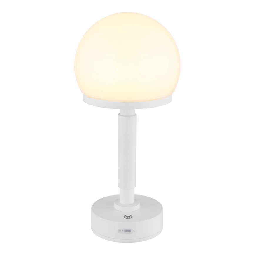 Globo - LED Dimbare oplaadbare touch tafellamp LED/2,5W/5V 1800mAh 2800K wit