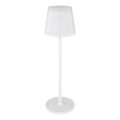 Globo - LED Dimbare oplaadbare touch tafellamp LED/4,6W/230V 1800 mAh USB IP54 wit