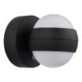 Globo - LED Dimbare Oplaadbare Touch Wandlamp LED/1,4W/5V 1800 mAh zwart