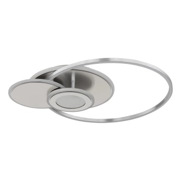 Globo - LED-dimbare plafondlamp LED/24W/230V 2700-6000K zilver + afstandsbediening