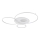 Globo - LED-dimbare plafondlamp LED/70W/230V 2700-6500K 105x26,5 cm wit + afstandsbediening