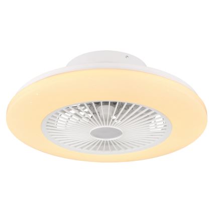 Globo - LED dimbare plafondlamp met ventilator LED/30W/230V 3000-6500K + afstandsbediening