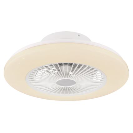 Globo - LED dimbare plafondlamp met ventilator LED/30W/230V 3000-6500K + afstandsbediening