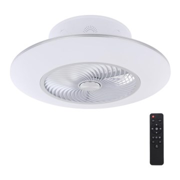 Globo - LED Dimbare plafondlamp met ventilator LED/40W/230V 3000-6000K + afstandsbediening