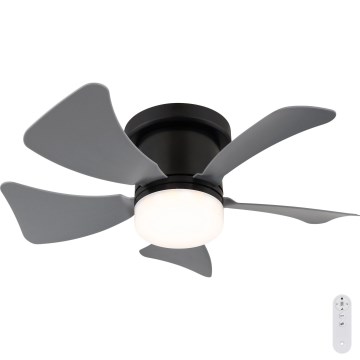 Globo - LED dimbare plafondventilator LED/10W/230V 3000-6500K grijs + afstandsbediening