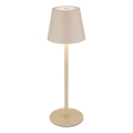 Globo - LED dimbare tafellamp voor buiten met aanraakbediening en oplaadbare batterij, 3-in-1 LED/3W/5V 3000/4000/5000K IP54 1800 mAh