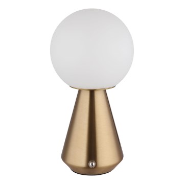 Globo - LED dimbare touch buiten tafellamp LED/1,5W/5V 3000/4500/6500K 1800 mAh IP41 koperkleurig