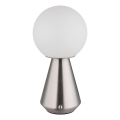 Globo - LED dimbare touch buiten tafellamp LED/1,5W/5V 3000/4500/6500K 1800 mAh IP41 mat chroom