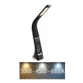 Globo - LED dimbare touch tafellamp met display LED/6,5W/230V 3000/4500/5800K zwart