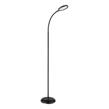 Globo - LED-dimbare vloerlamp met aanraakbediening, LED 8W, 230V, kleurtemperaturen 2700K/4000K/6500K, zwart