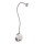 Globo - LED Flexibel klein lampje LED/3W/230V glanzend chroom