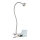 Globo - LED Flexibel klein lampje met clip LED/3W/230V mat chroom