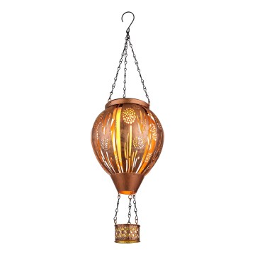 Globo - LED Hangende zonne-energie decoratie 12xLED/0,02W/3V IP44 300 mAh vliegende ballon