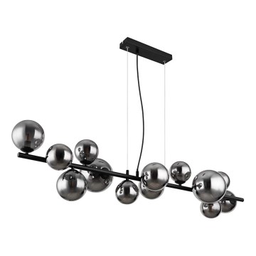 Globo - LED Hanglamp aan een koord 13xG9/3,5W/230V gerookt/zwart