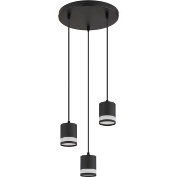 Globo - LED Hanglamp aan een koord 3xGX53/7W/230V 3000K zwart