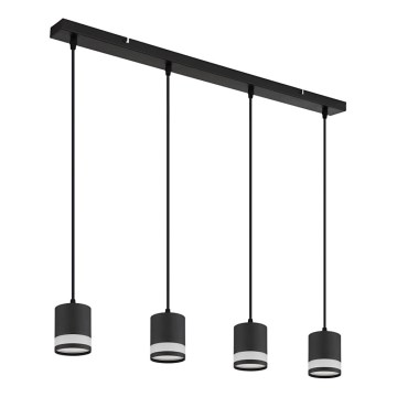 Globo - LED Hanglamp aan een koord 4xGX53/7W/230V 3000K zwart
