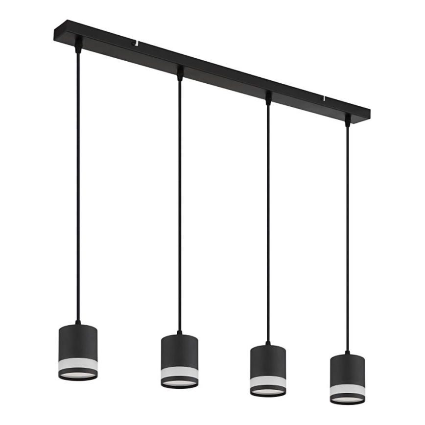 Globo - LED Hanglamp aan een koord 4xGX53/7W/230V 3000K zwart
