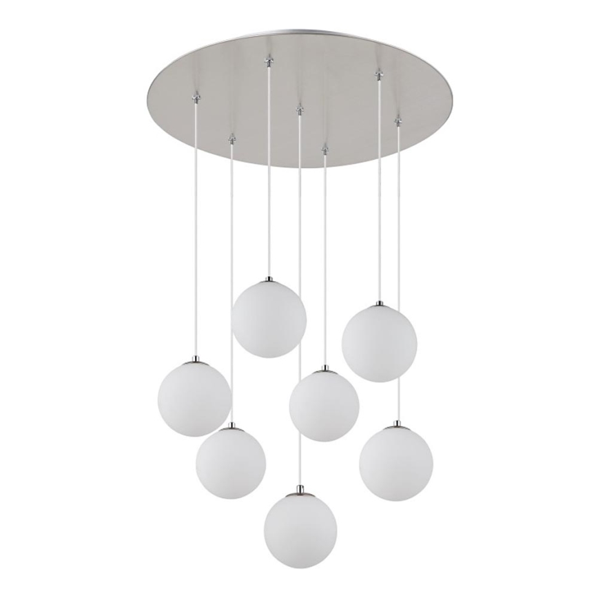 Globo - LED Hanglamp aan een koord 7xG9/3,5W/230V wit