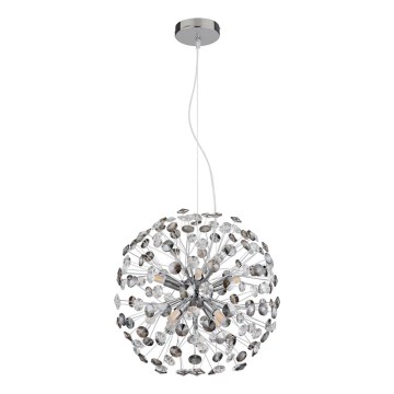 Globo - LED-hanglamp aan kabel 8xG9/3,5W/230V glanzend chroom