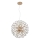 Globo - LED-hanglamp aan kabel 8×G9/3,5W/230V Ø 40 cm goudkleurig