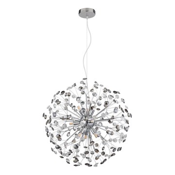 Globo - LED-hanglamp aan kabel 9xG9/3,5W/230V Ø 60 cm glanzend chroom