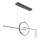 Globo - LED Hanglamp aan koord dimbaar LED/50W/230V + afstandsbediening