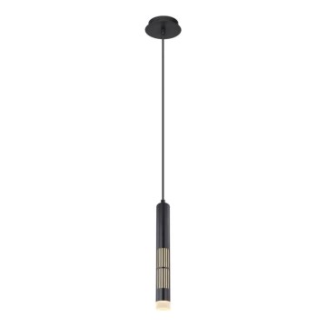 Globo - LED hanglamp met kabel LED/12W/230V 3000K zwart