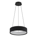 Globo - LED-hanglamp met kabel LED/45W/230V 2700/4000/6000K diam. 46 cm zwart