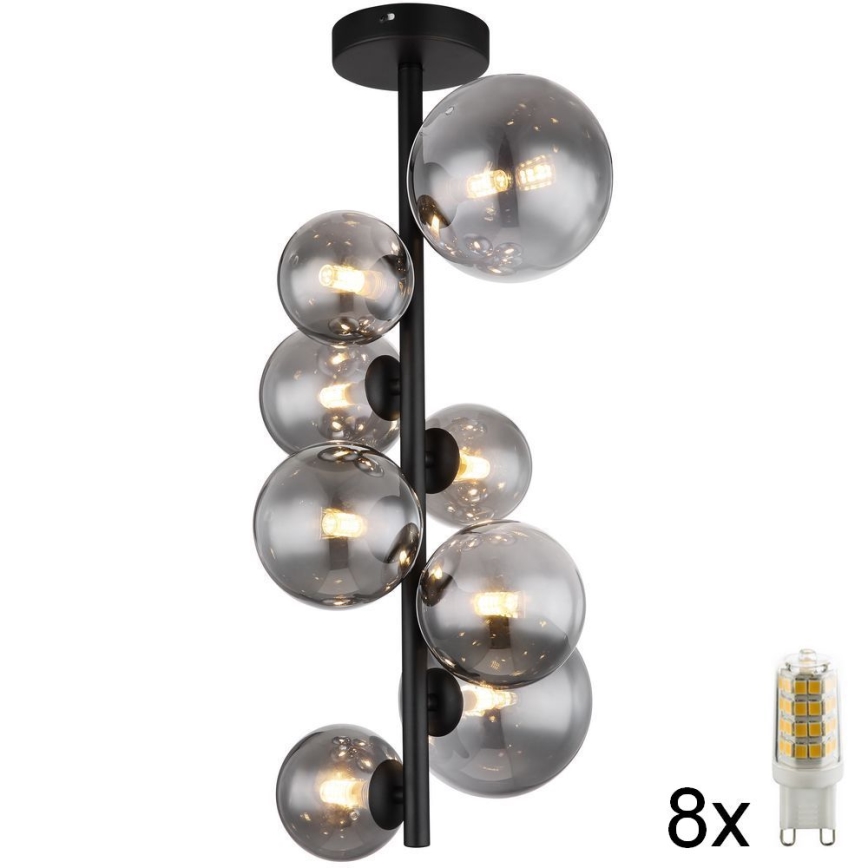 Globo - LED Hanglamp met vaste pendel 8xG9/3W/230V