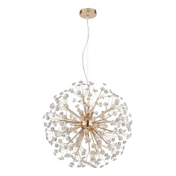Globo - LED-kroonluchter aan kabel 9xG9/3,5W/230V Ø 60 cm goud