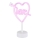 Globo - LED Neon tafeldecoratie LED/2W/3xAA hart
