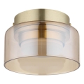 Globo - LED plafondlamp 1xGX53/6W/230V diameter 13 cm gerookt/bruin