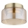Globo - LED plafondlamp 1xGX53/6W/230V diameter 13 cm gerookt/bruin