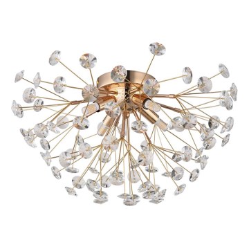 Globo - LED Plafondlamp 4xG9/3,5W/230V diameter 45 cm goud