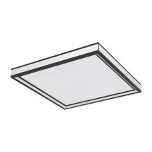 Globo - LED plafondlamp LED/12W/230V 30x30 cm zwart/wit
