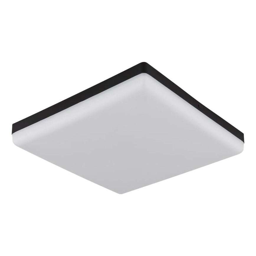Globo - LED Plafondlamp LED/18W/230V 4000K 30x30 cm zwart