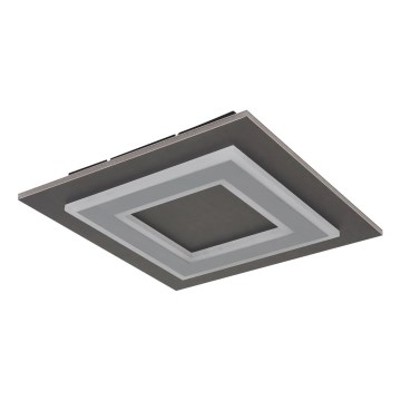 Globo - LED Plafondlamp LED/24W/230V 3000K 32x32 cm antraciet