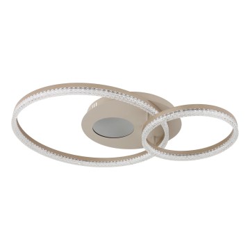 Globo - LED plafondlamp LED/30W/230V 3000K 70x50 cm beige