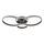 Globo - LED plafondlamp LED/39W/230V 2700/4500/6500K 106x60 cm antraciet