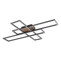 Globo - LED plafondlamp LED/40W/230V 3000K 60x80 cm zwart