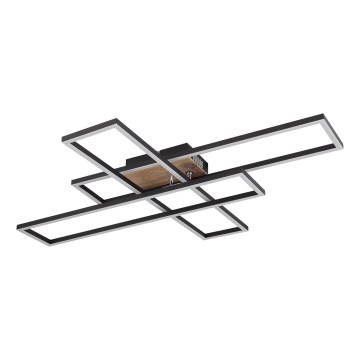 Globo - LED plafondlamp LED/40W/230V 3000K 60x80 cm zwart