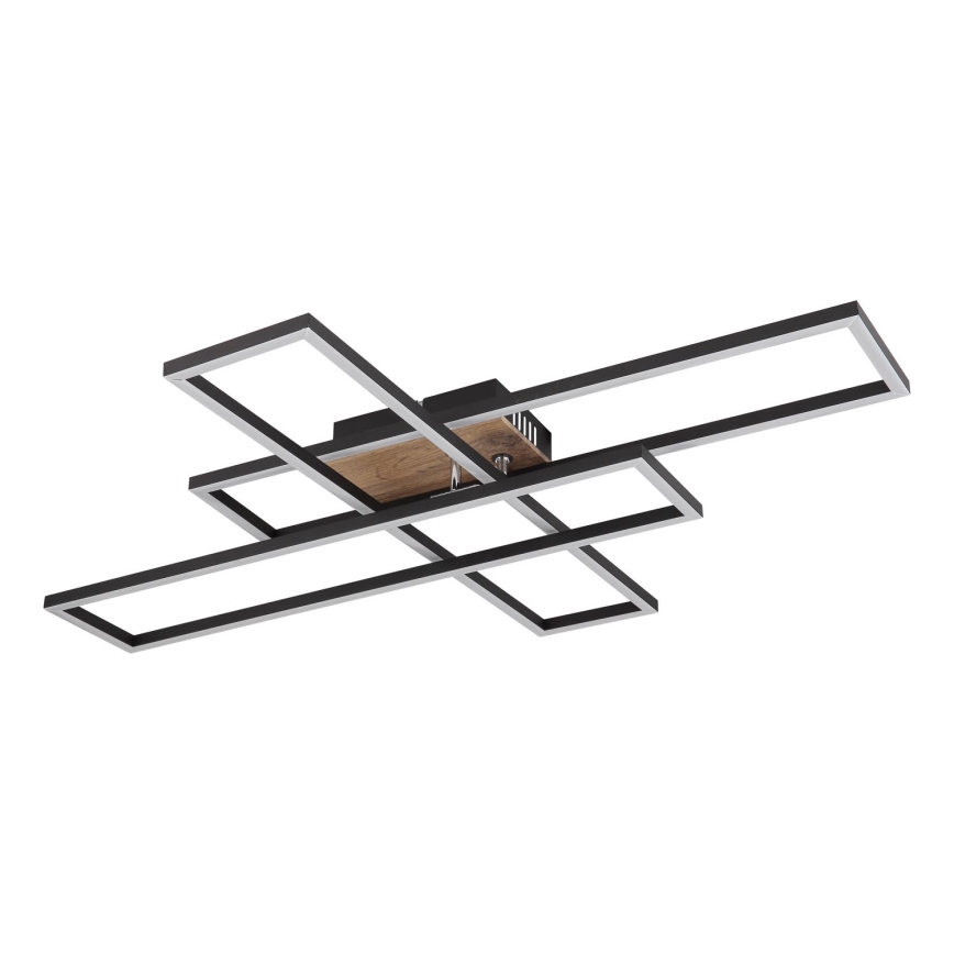 Globo - LED plafondlamp LED/40W/230V 3000K 60x80 cm zwart