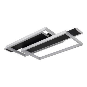 Globo - LED plafondlamp LED/40W/230V 62x27 cm mat chroom/zwart