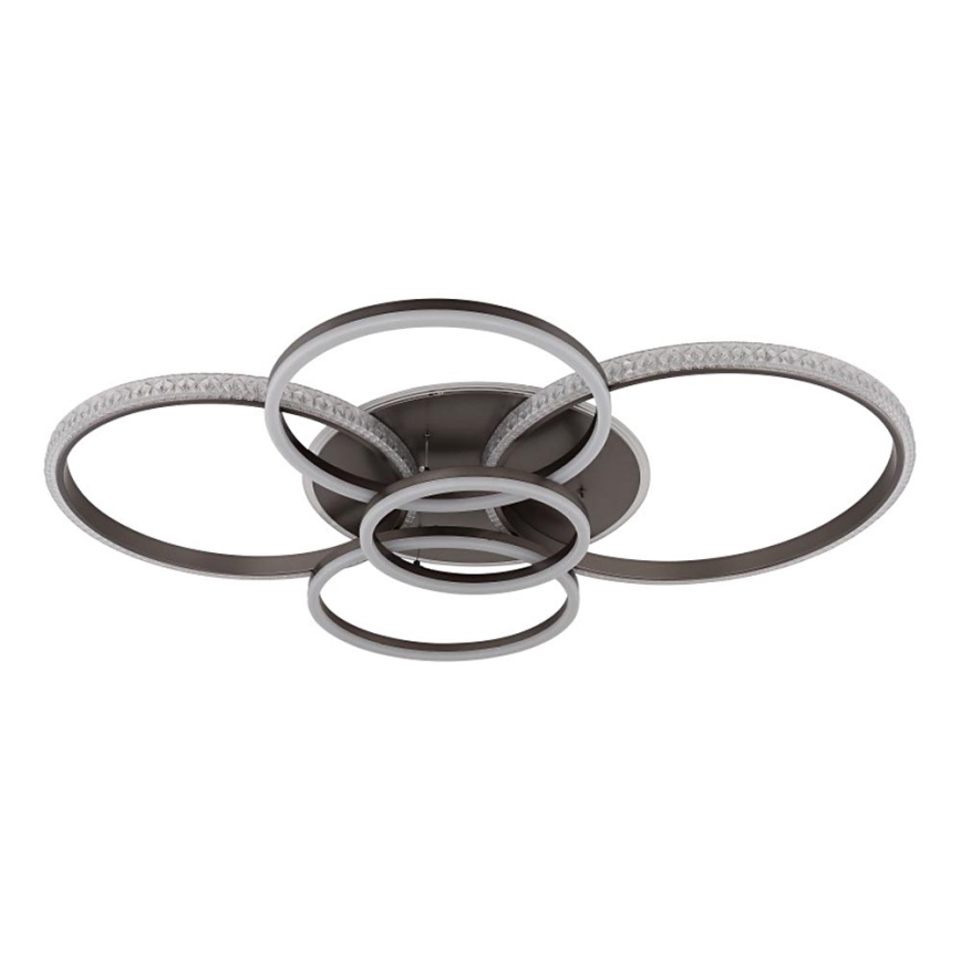 Globo - LED plafondlamp LED/70W/230V 3000K 88x110 cm antraciet