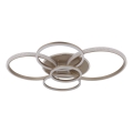 Globo - LED Plafondlamp LED/70W/230V 3000K 88x110 cm beige