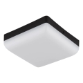 Globo - LED Plafondlamp LED/8W/230V 4000K 12x12 cm zwart